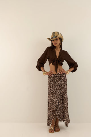 GONNA LUNGA FLOREALE LORETTA