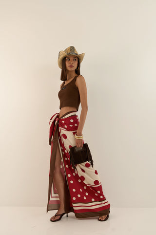 GONNA PAREO POSITANO ROUGE