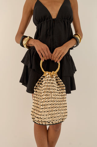 BORSA PERLINE BAMBOO
