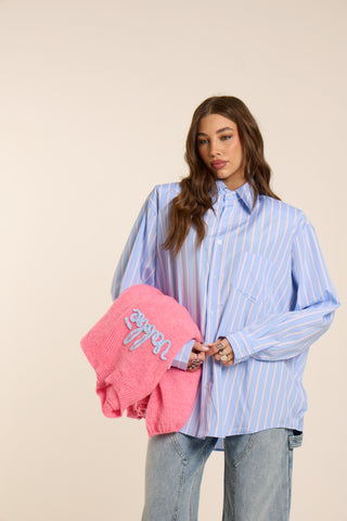 Camicia con spalline imbottite CIEL ROSÉ