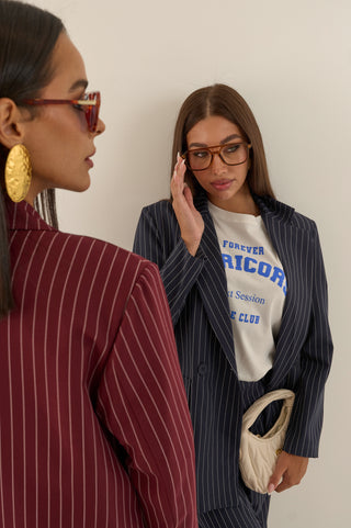 T-SHIRT FUORICORSO BLU