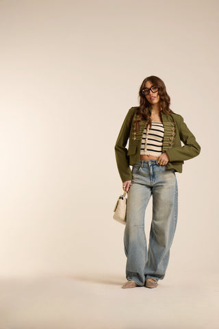 OLIVE REGALIA JACKET