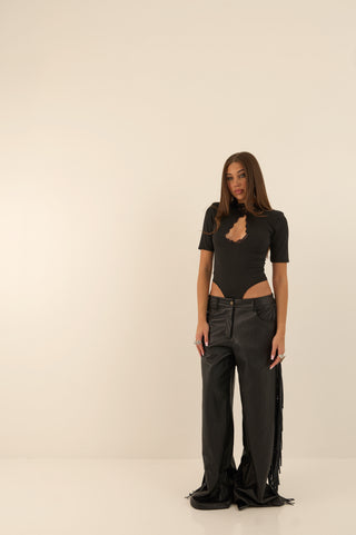 PANTALONE CON FRANGE FATAL