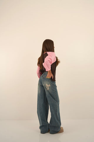 FIOCCO PINK DENIM JEANS
