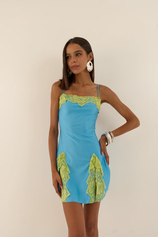 ABITO LIME KISS AZZURRO