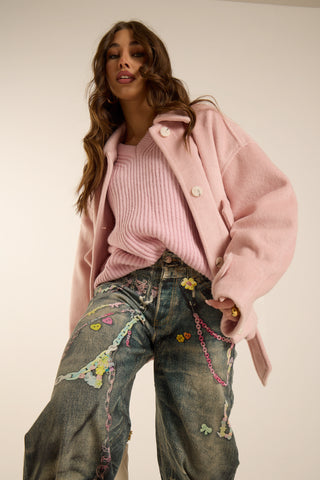 PINK SOFT TRENCH