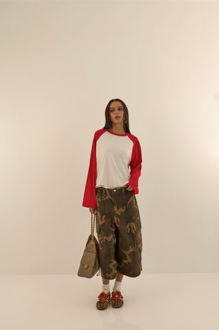 MAGLIA BASEBALL ROSSO