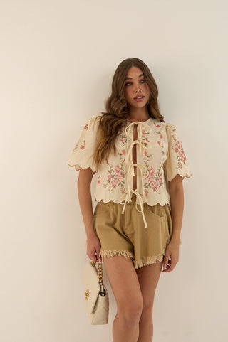 SHORTS CARAMELLA SABBIA
