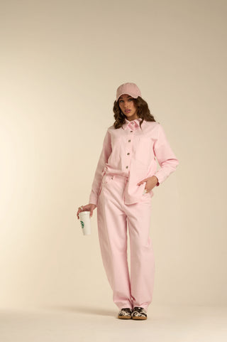 BUBBLE PINK DENIM SHIRT