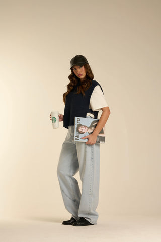 Jeans CLEAR BALLON RAISED DETAILING