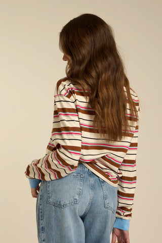 Maglia STRIPE POLO FLUO