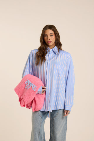 Camicia con spalline imbottite CIEL ROSÉ