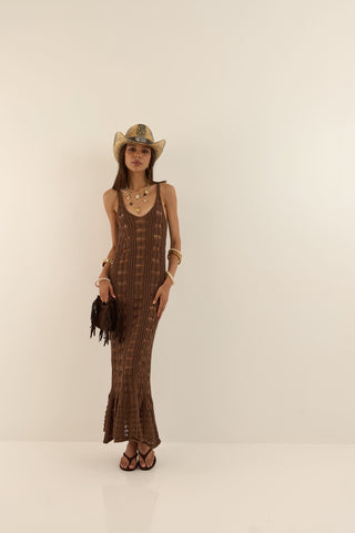 FUORIACQUA CROCHET MIRAME MARRONE