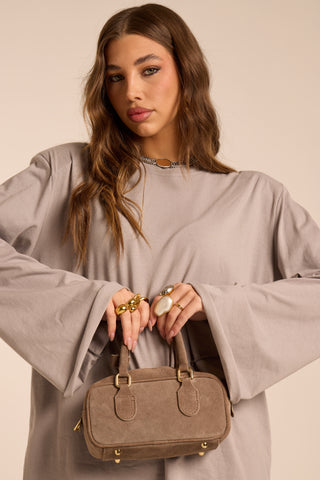 Mini Bag scamosciata Amour