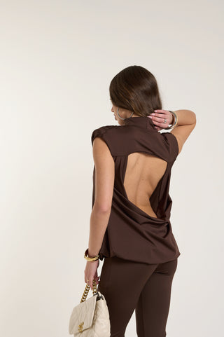 JUMPSUIT DARK CHOCOLATE
