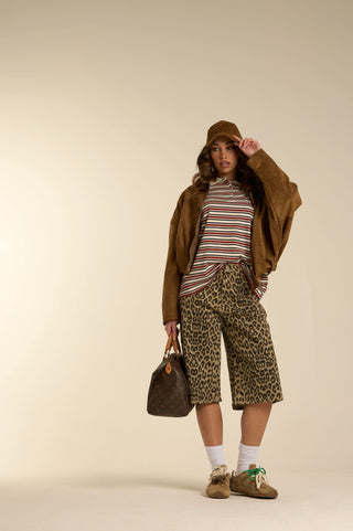 Bomber in suede BRUNA CAMMELLO