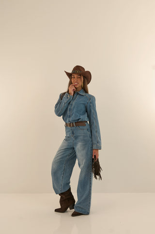 TUTA IN DENIM COWGIRL