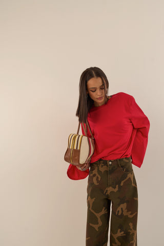 MAGLIA OVER AVERY ROSSO