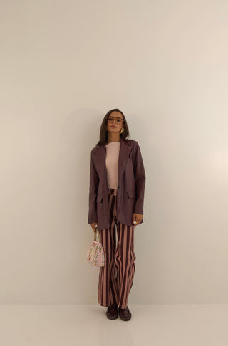 BLAZER OVERSIZE CROCODILE