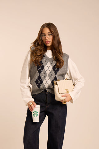 Pullover smanicato College