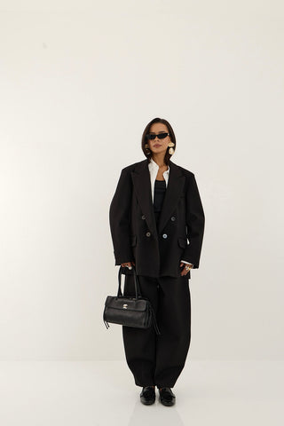 BLAZER DOPPIOPETTO DYNASTY NERO