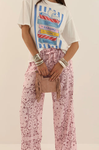 PANTALONE BANDANAS ROSA