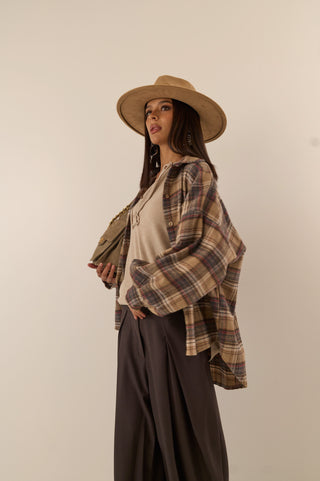 PANTALONE SARTORIALE OFFICE MARRONE