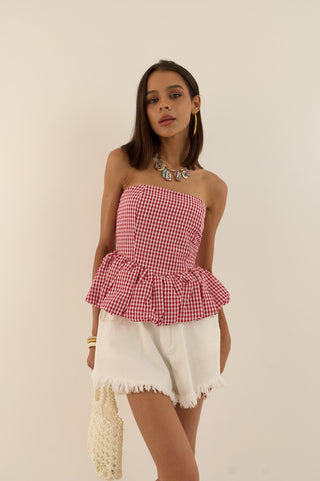 SHORTS CARAMELLA BIANCO