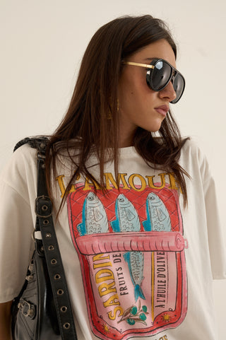 T-SHIRT SARDINA "L'AMOUR"