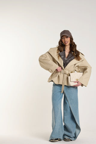 TRENCH STRATO DOPPIO BEIGE