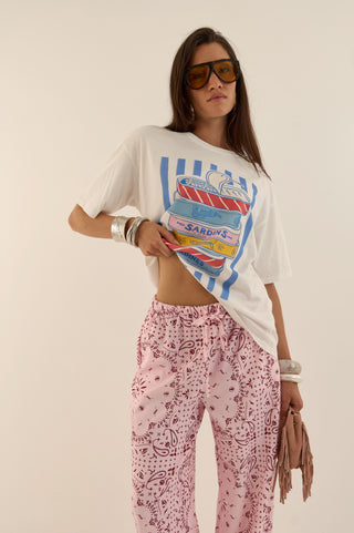 PANTALONE BANDANAS ROSA