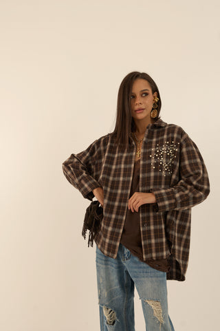 CAMICIA OVERSIZE PEARL