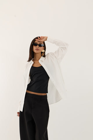 CAMICIA OVERSIZE BIANCA