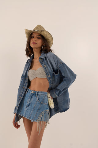 CAMICIA IN JEANS VINTAGE