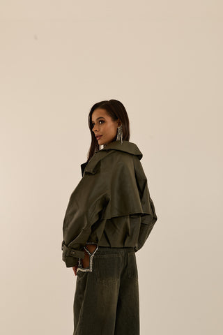GIACCA TRENCH CROP BERLIN