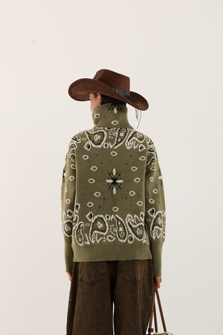 CARDIGAN ZIP RANGER VERDE