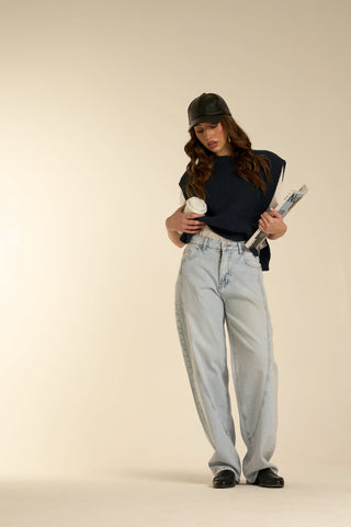 Jeans CLEAR BALLON RAISED DETAILING