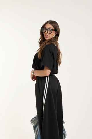 TRACK BALLON BLACK AND WHITE