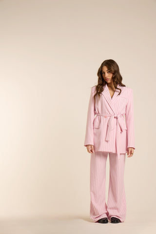 Completo gessato PINK ALEXANDRA