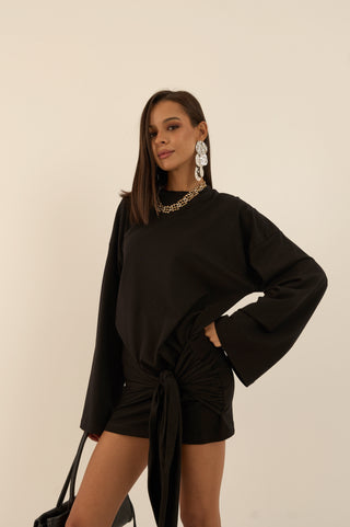 ABITO IN MAGLIA VERTIGINE NERO