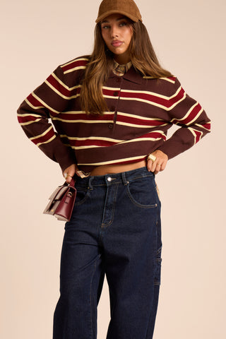 Maglione a righe Paris