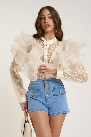 SHORTS VITA ALTA WITH BUTTON