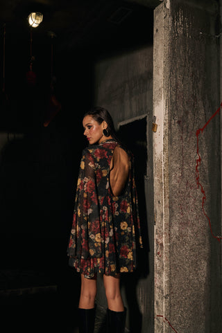 ABITO FLOREALE DEAD ROSE