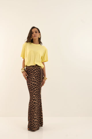 GONNA LUNGA LEOPARDATA SVASE'