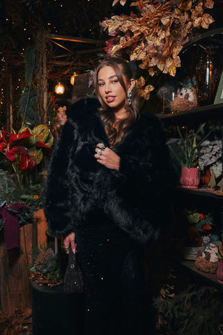 Eco Pelliccia MYN BLACK