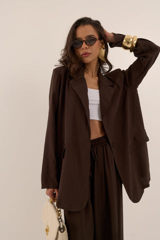 COMPLETO LEGGERO DAILY SUIT MARRONE
