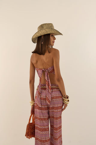 COORDINATO FOULARD TERRACOTTA