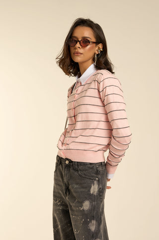 Cardigan PINK DRIFT