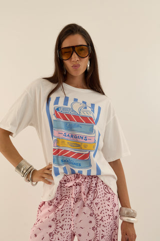 T-SHIRT LATTINA SARDIN