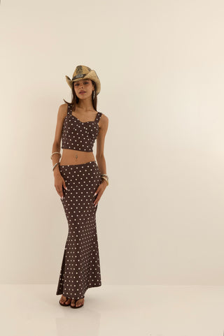 COORDINATO SIRENA POIS MARRONE